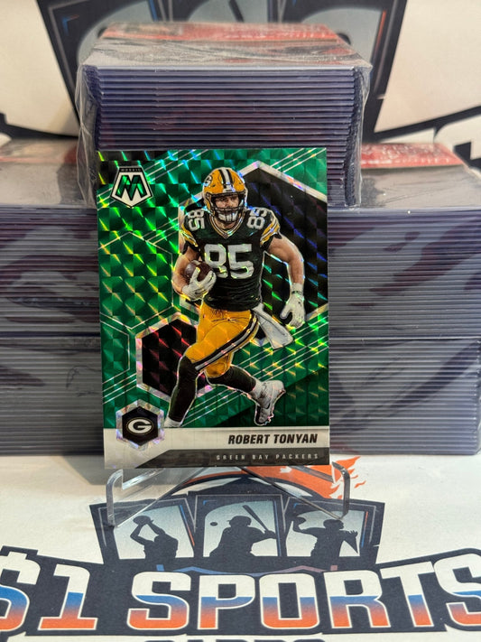 2021 Panini Mosaic (Green Prizm) Robert Tonyan #83