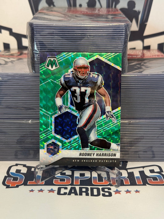 2021 Panini Mosaic (Green Prizm) Rodney Harrison #136