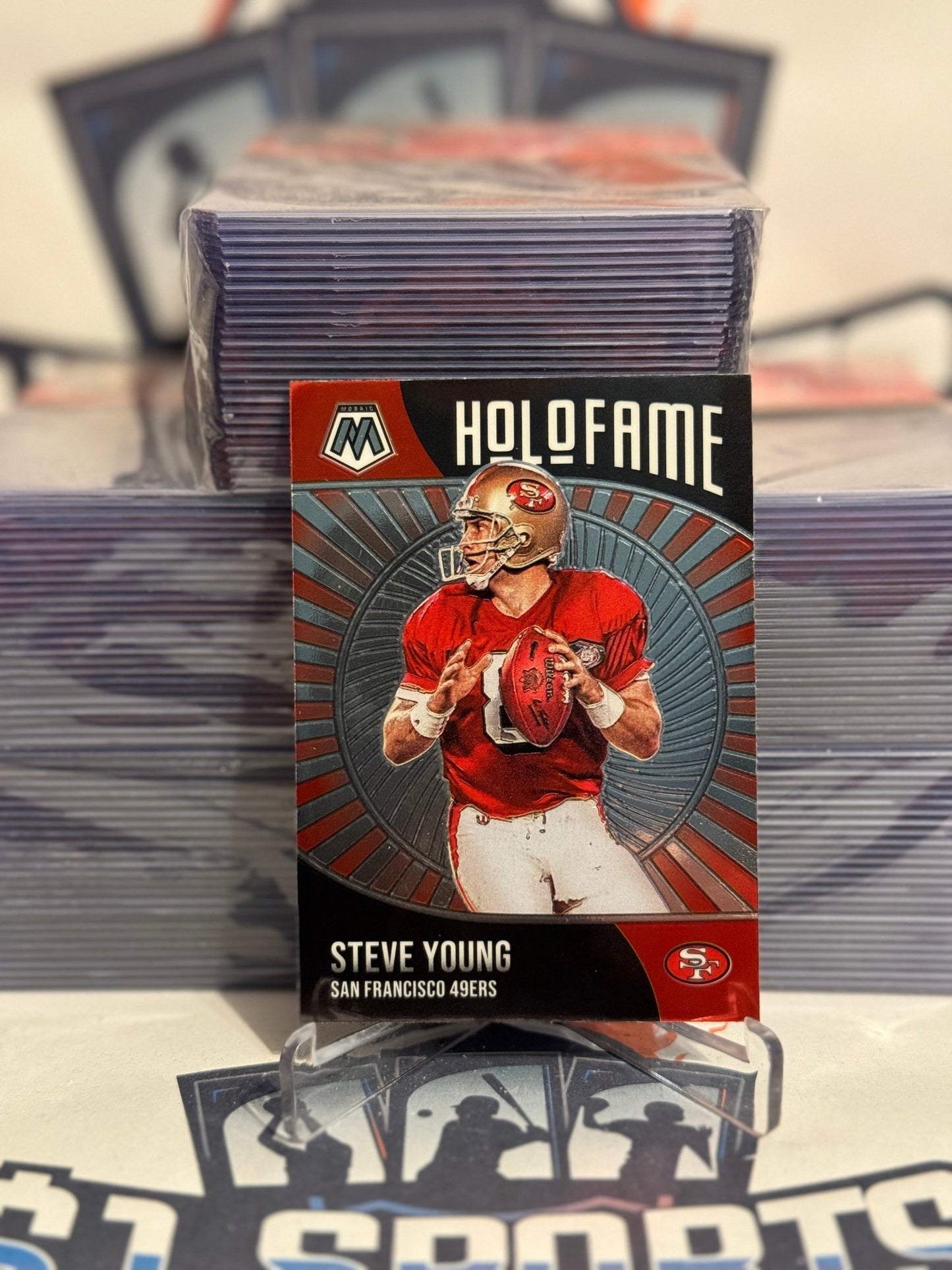 2021 Panini Mosaic (HoloFame) Steve Young #11