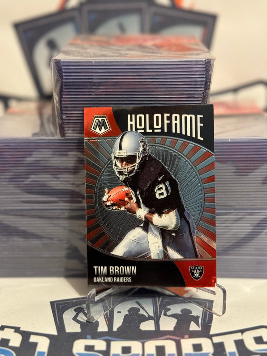 2021 Panini Mosaic (HoloFame) Tim Brown #17