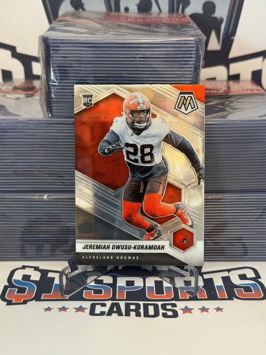 2021 Panini Mosaic Jermiah Owusu-Koramoah Rookie #365