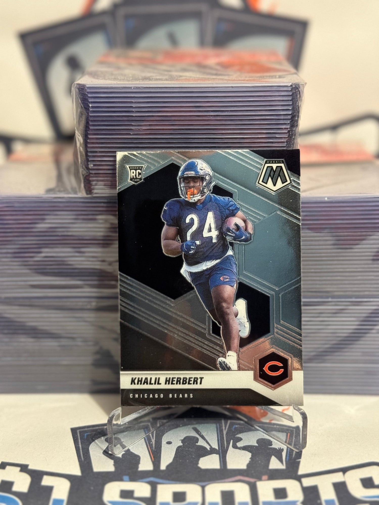 2021 Panini Mosaic Khalil Herbert Rookie #380