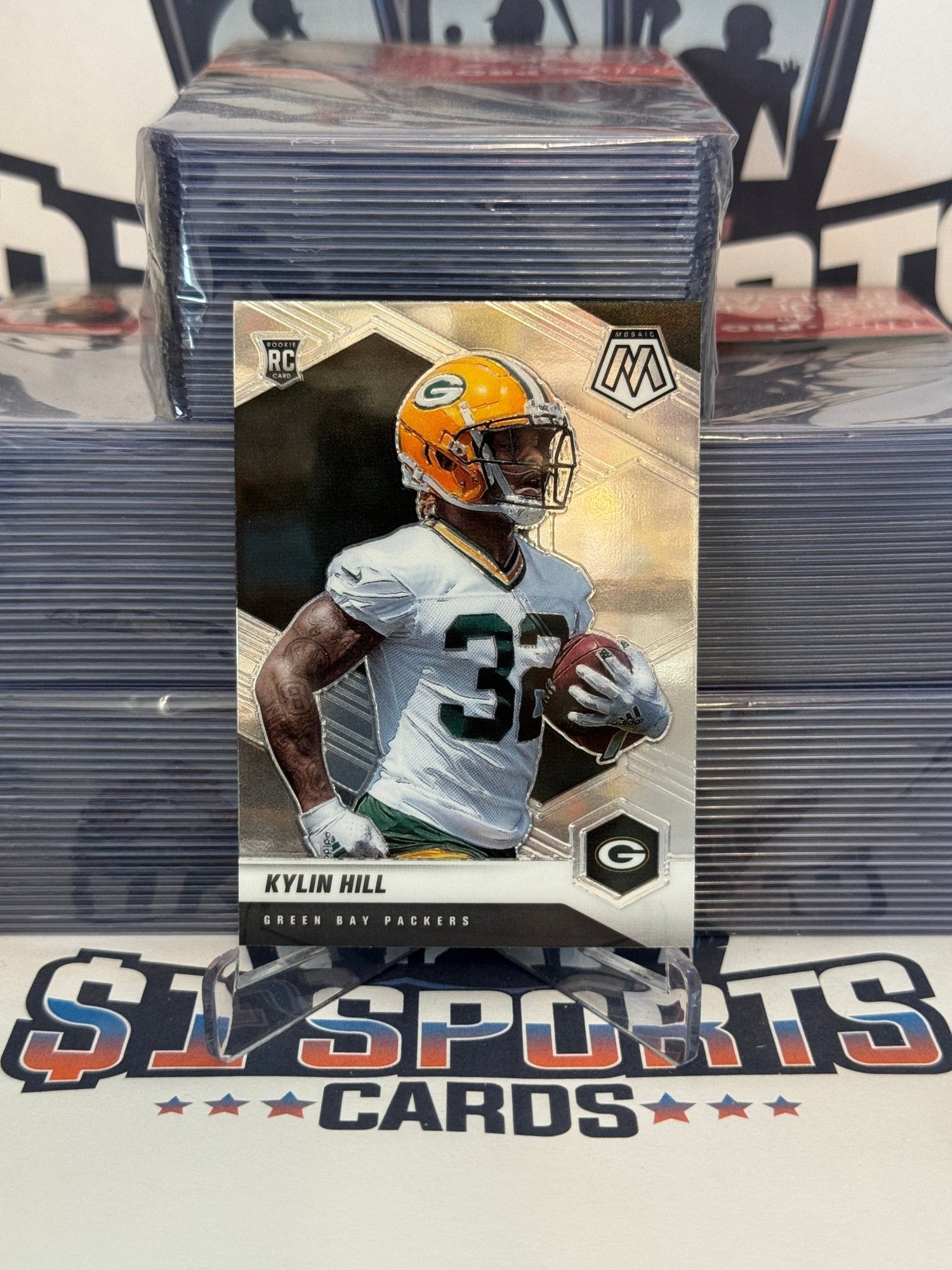 2021 Panini Mosaic Kylin Hill Rookie #374