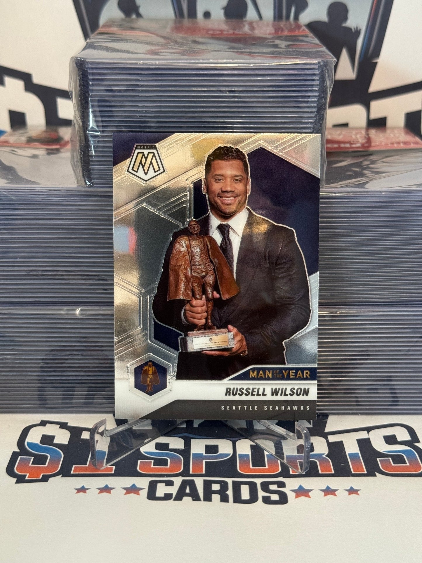 2021 Panini Mosaic (Man of the Year) Russell Wilson #275