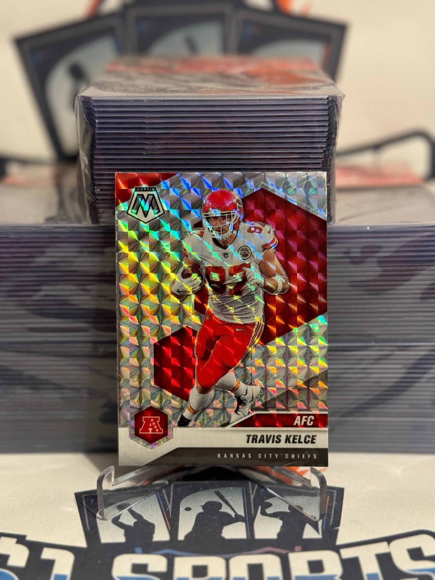 2021 Panini Mosaic (Mosaic Prizm, AFC) Travis Kelce #240