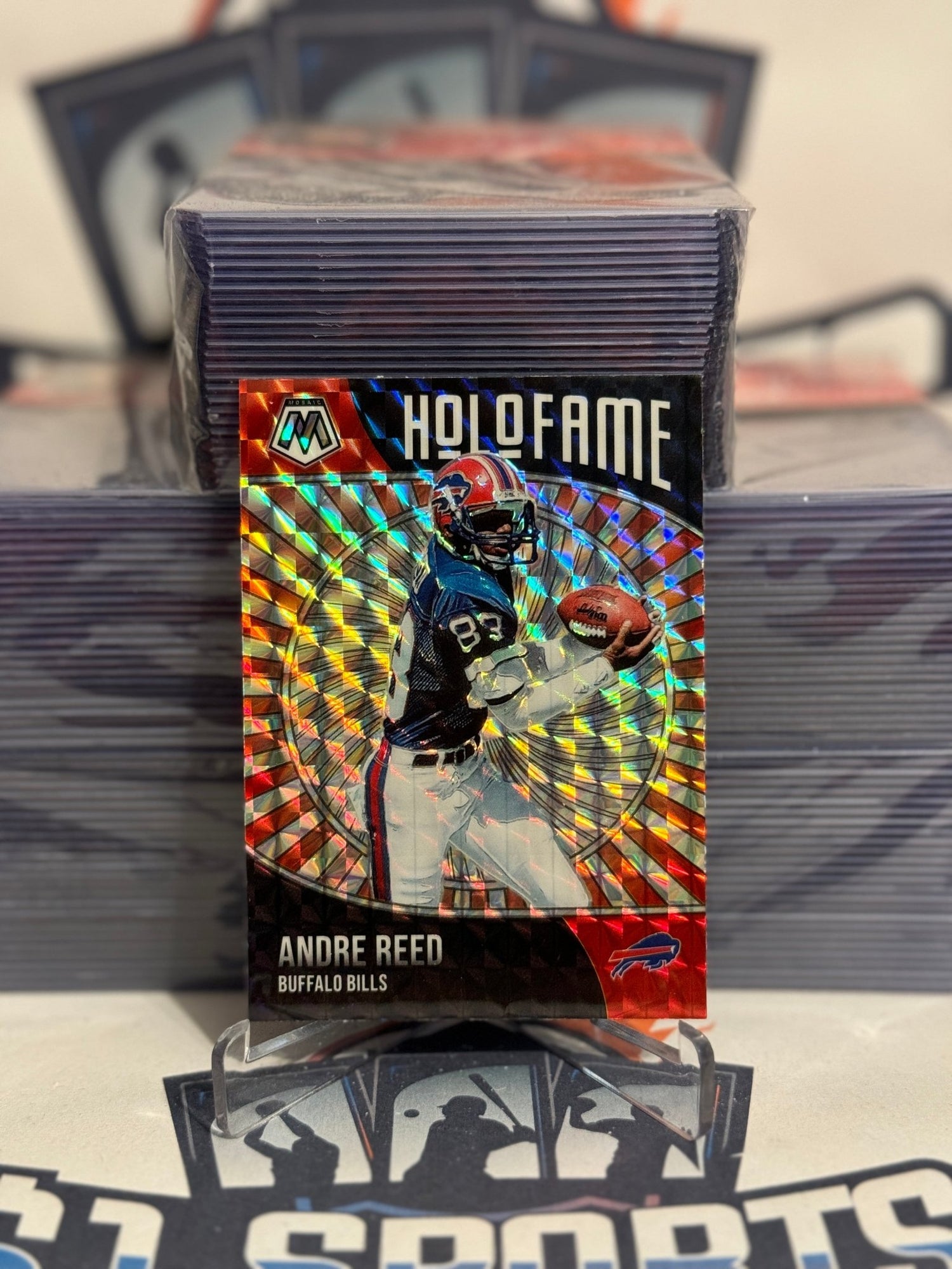 2021 Panini Mosaic (Mosaic Prizm, HoloFame) Andre Reed #18