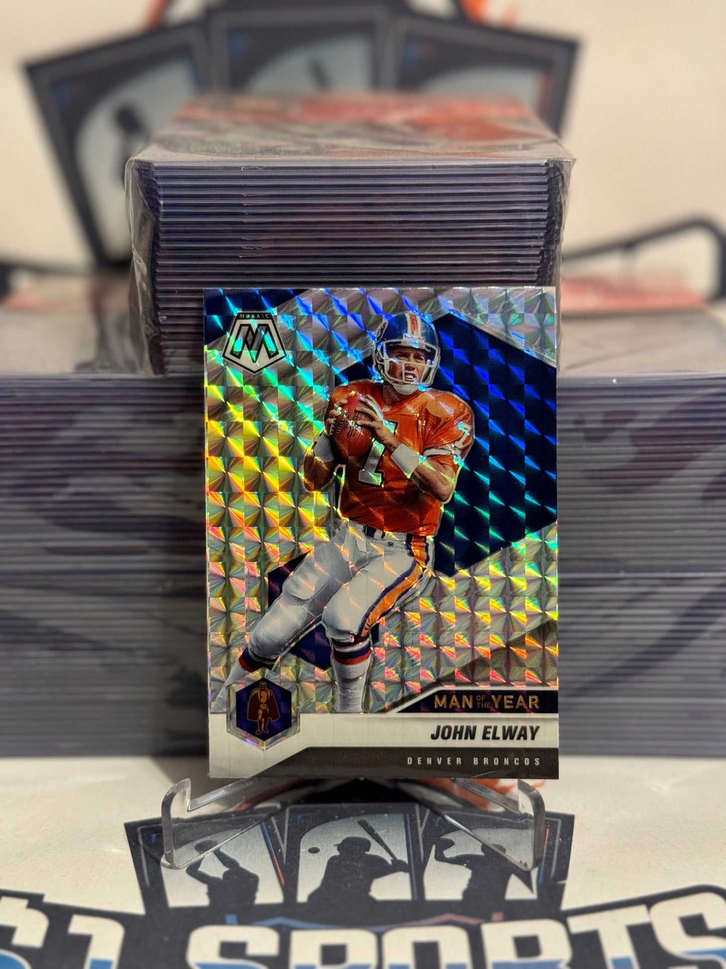 2021 Panini Mosaic (Mosaic Prizm, Man of the Year) John Elway #279