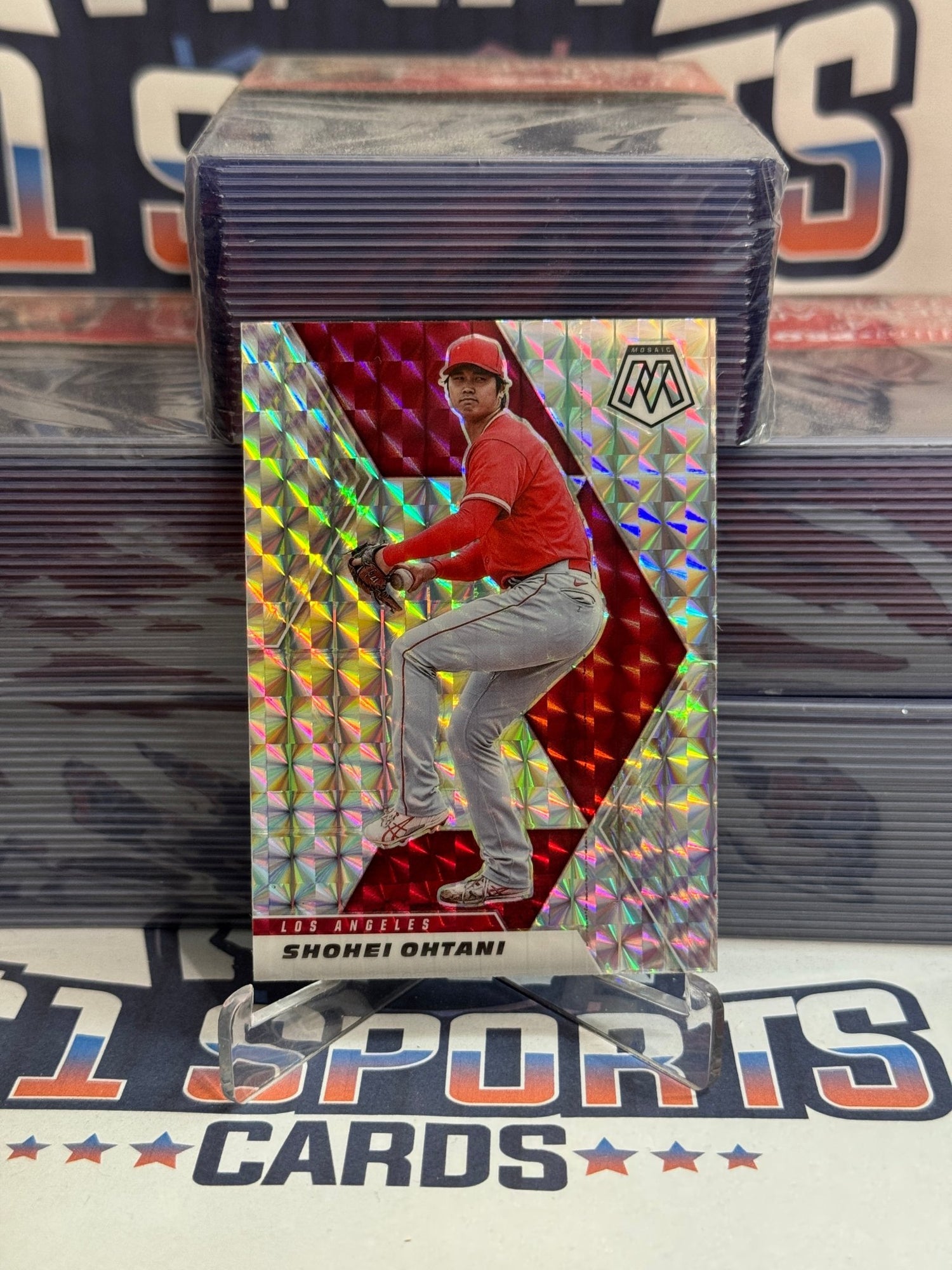 2021 Panini Mosaic (Mosaic Prizm) Shohei Ohtani #179