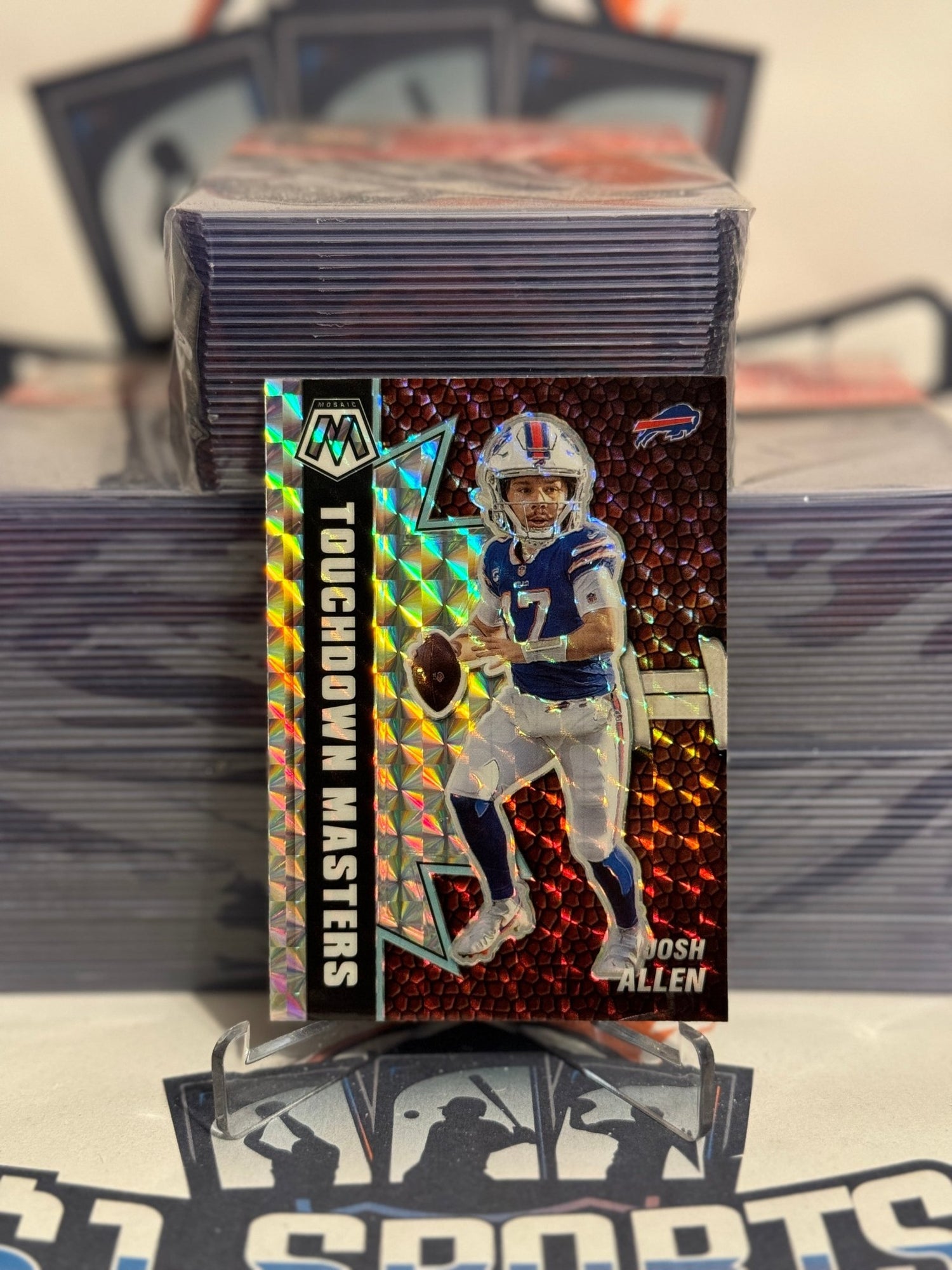 2021 Panini Mosaic (Mosaic Prizm, Touchdown Masters) Josh Allen #TM-15