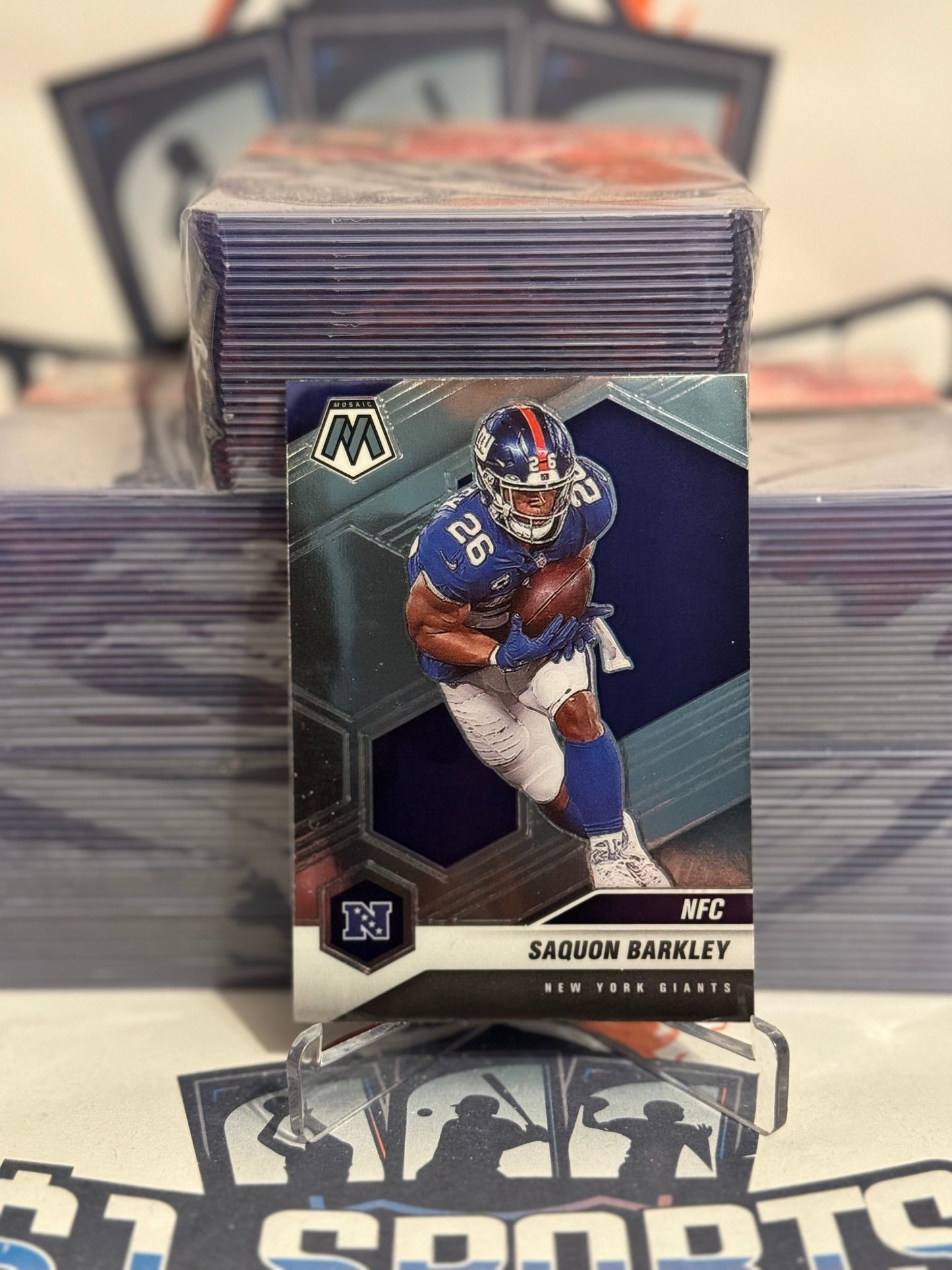 2021 Panini Mosaic (NFC) Saquon Barkley #211