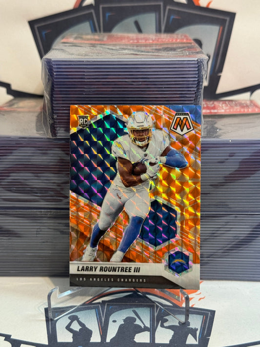 2021 Panini Mosaic (Orange Reactive Prizm) Larry Roundtree III Rookie #378