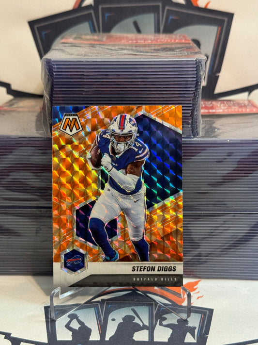 2021 Panini Mosaic (Orange Reactive Prizm) Stefon Diggs #29