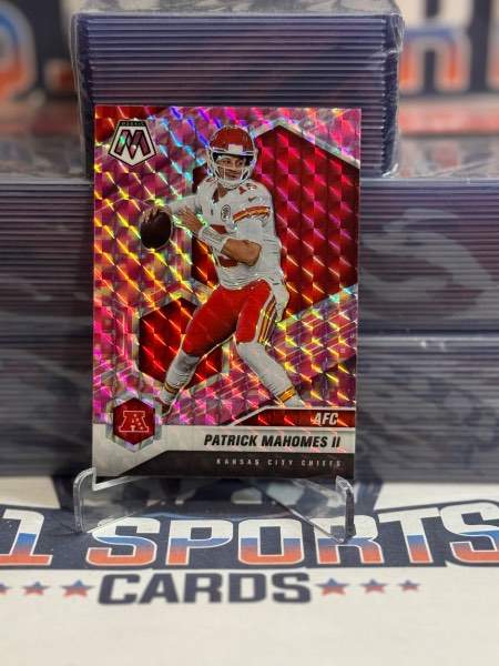 2021 Panini Mosaic (Pink Camo Prizm, AFC) Patrick Mahomes II 221