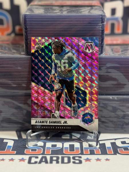 2021 Panini Mosaic (Pink Camo Prizm) Asante Samuel Jr. 348