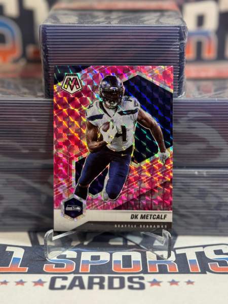 2021 Panini Mosaic (Pink Camo Prizm) DK Metcalf 182