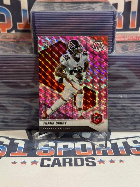 2021 Panini Mosaic (Pink Camo Prizm) Frank Darby Rookie 389