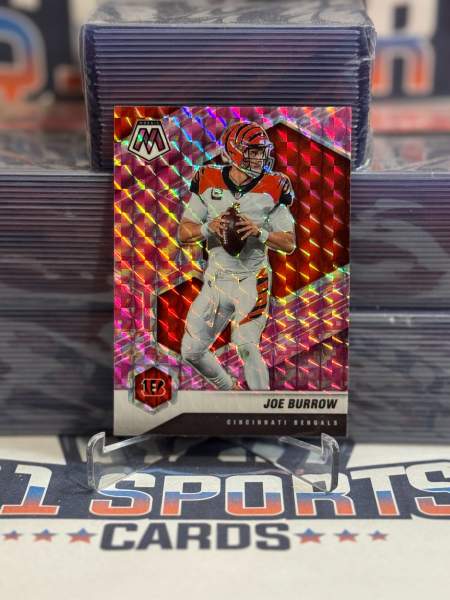 2021 Panini Mosaic (Pink Camo Prizm) Joe Burrow 47