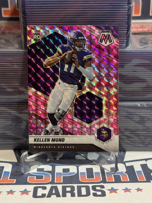 2021 Panini Mosaic (Pink Camo Prizm) Kellen Mond Rookie 321