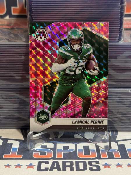 2021 Panini Mosaic (Pink Camo Prizm) La'Mical Perine 157