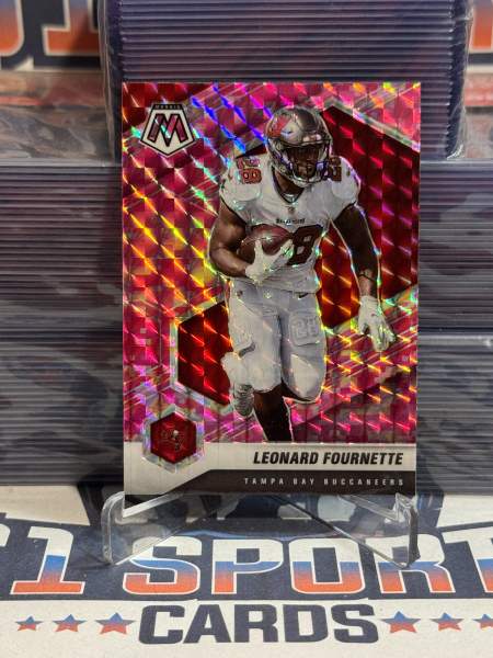 2021 Panini Mosaic (Pink Camo Prizm) Leonard Fournette 187