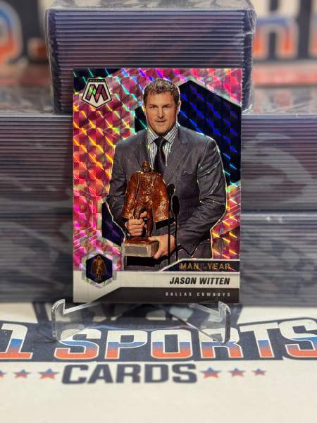 2021 Panini Mosaic (Pink Camo Prizm, Man of the Year) Jason Witten 273