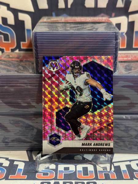 2021 Panini Mosaic (Pink Camo Prizm) Mark Andrews 25