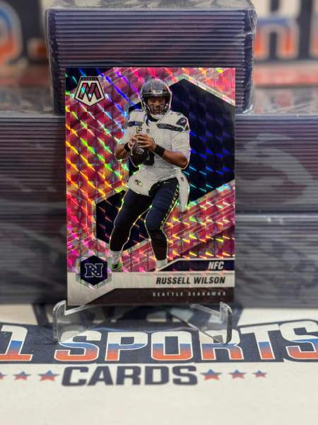 2021 Panini Mosaic (Pink Camo Prizm, NFC) Russell Wilson 203