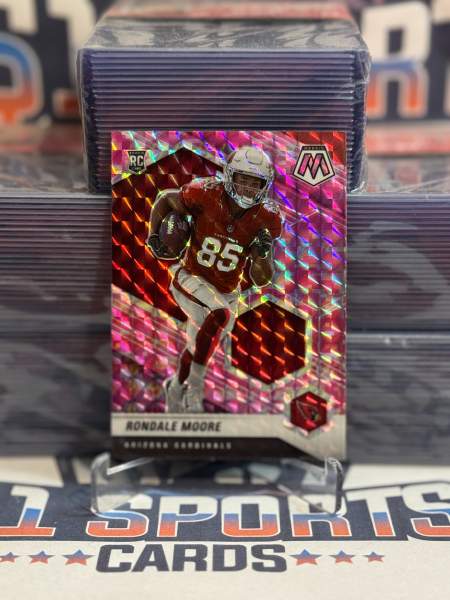 2021 Panini Mosaic (Pink Camo Prizm) Rondale Moore Rookie 317