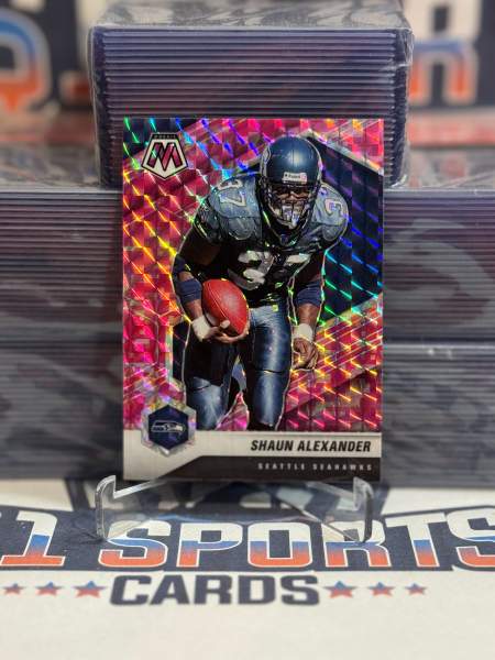 2021 Panini Mosaic (Pink Camo Prizm) Shaun Alexander 181