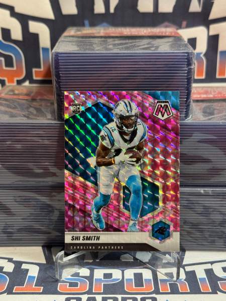 2021 Panini Mosaic (Pink Camo Prizm) Shi Smith Rookie 391