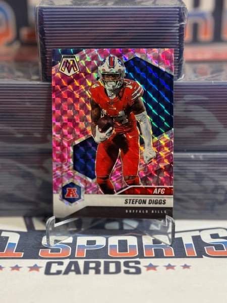 2021 Panini Mosaic (Pink Camo Prizm) Stefon Diggs 29