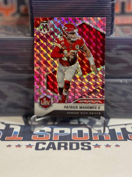 2021 Panini Mosaic (Pink Camo Prizm, Super Bowl MVPs) Patrick Mahomes II 288