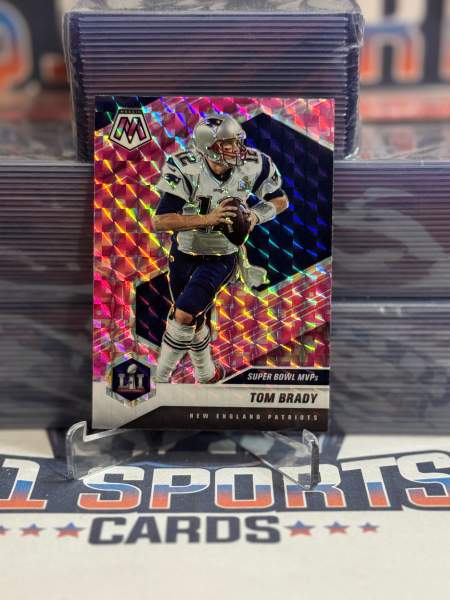 2021 Panini Mosaic (Pink Camo Prizm, Super Bowl MVPs) Tom Brady 284