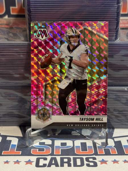 2021 Panini Mosaic (Pink Camo Prizm) Taysom Hill 142