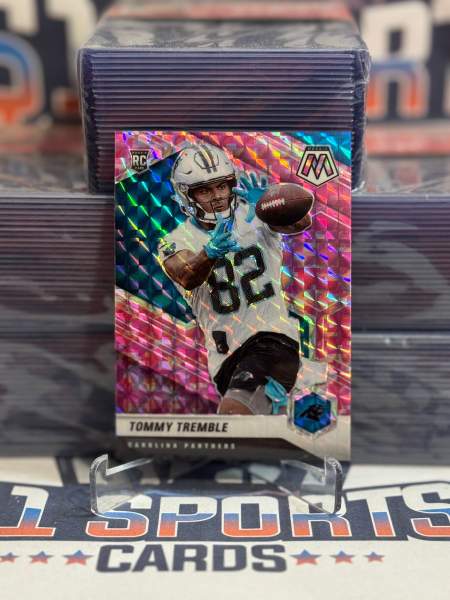 2021 Panini Mosaic (Pink Camo Prizm) Tommy Tremble Rookie 385