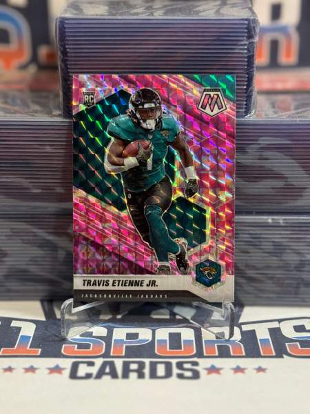 2021 Panini Mosaic (Pink Camo Prizm) Travis Etienne Jr. Rookie 314