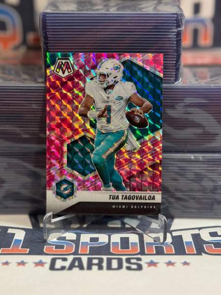 2021 Panini Mosaic (Pink Camo Prizm) Tua Tagovailoa #122