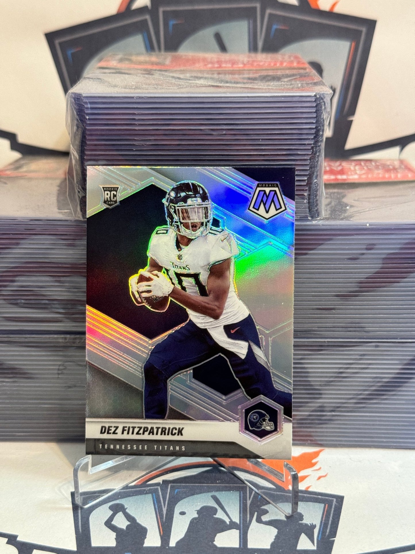 2021 Panini Mosaic (Silver Prizm, Image Variation) Dez Fitpatrick Rookie #336-V