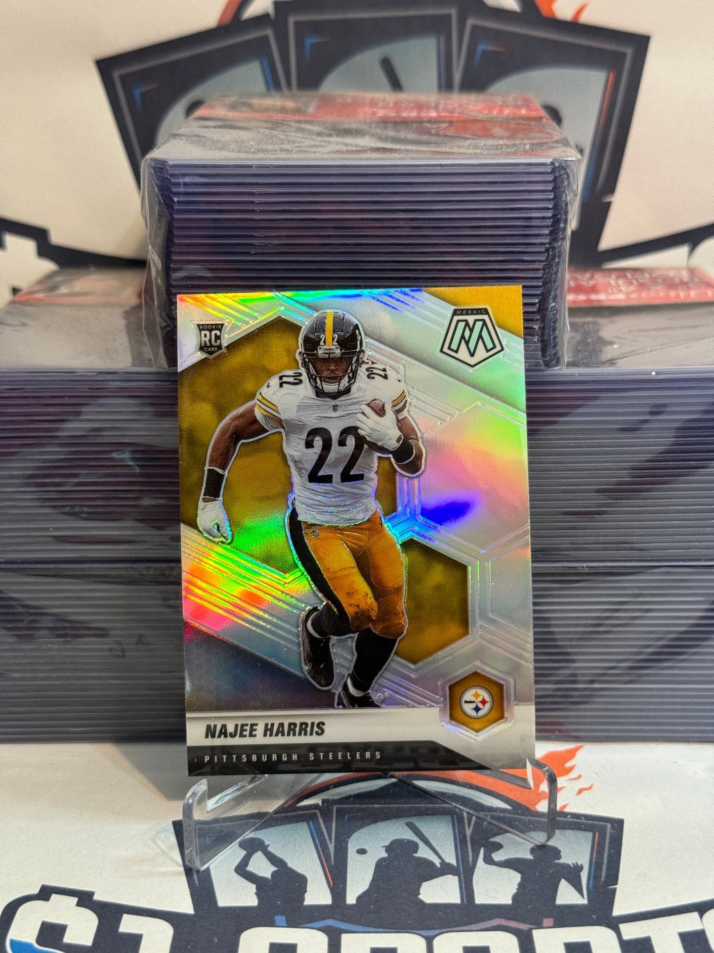 2021 Panini Mosaic (Silver Prizm) Najee Harris Rookie #313