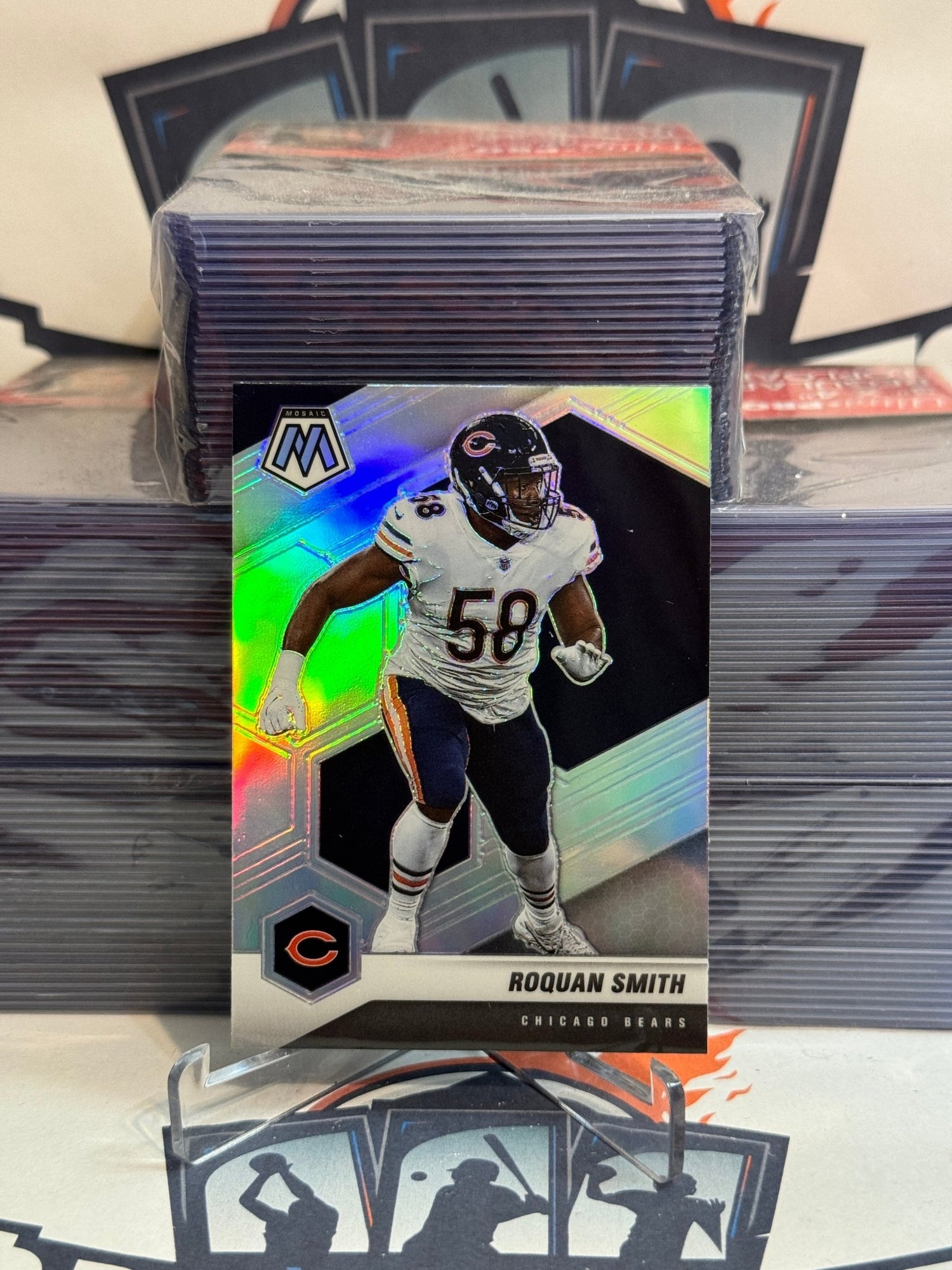 2021 Panini Mosaic (Silver Prizm) Roquan Smith #46