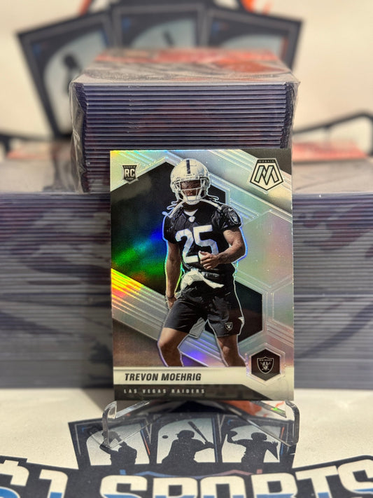 2021 Panini Mosaic (Silver Prizm) Trevon Moehrig Rookie #383