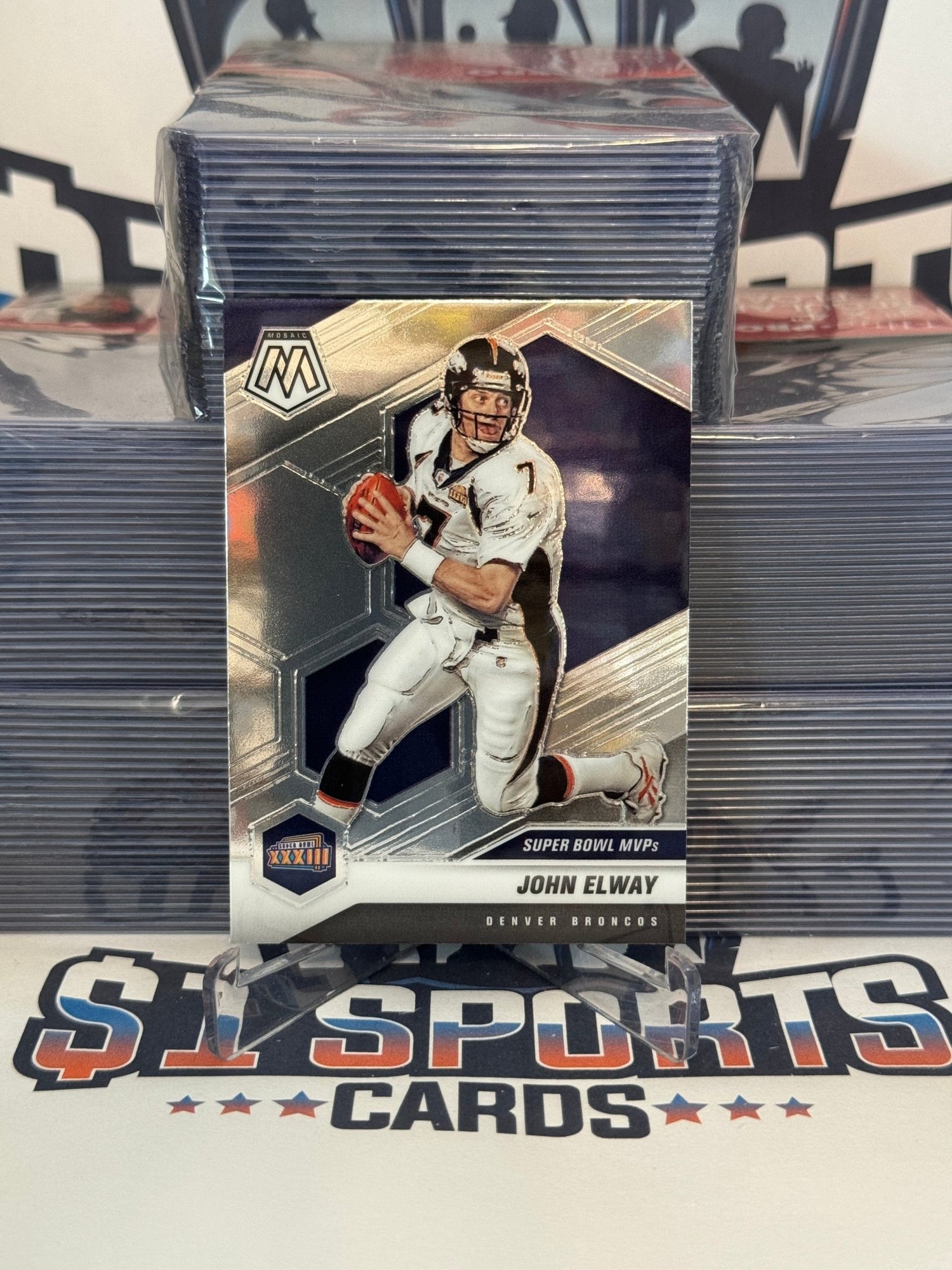 2021 Panini Mosaic (Super Bowl MVPs) John Elway #297