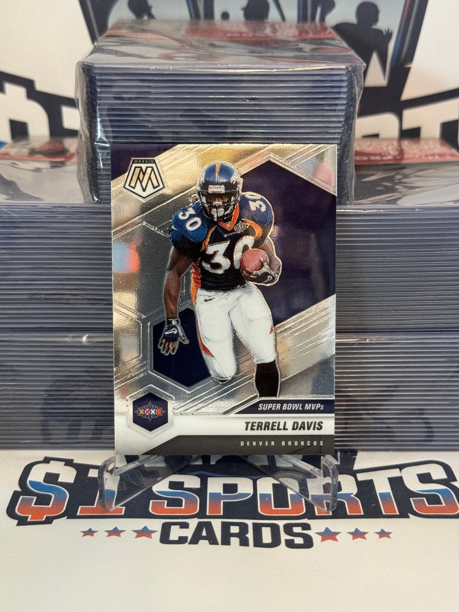 2021 Panini Mosaic (Super Bowl MVPs) Terrell Davis #296