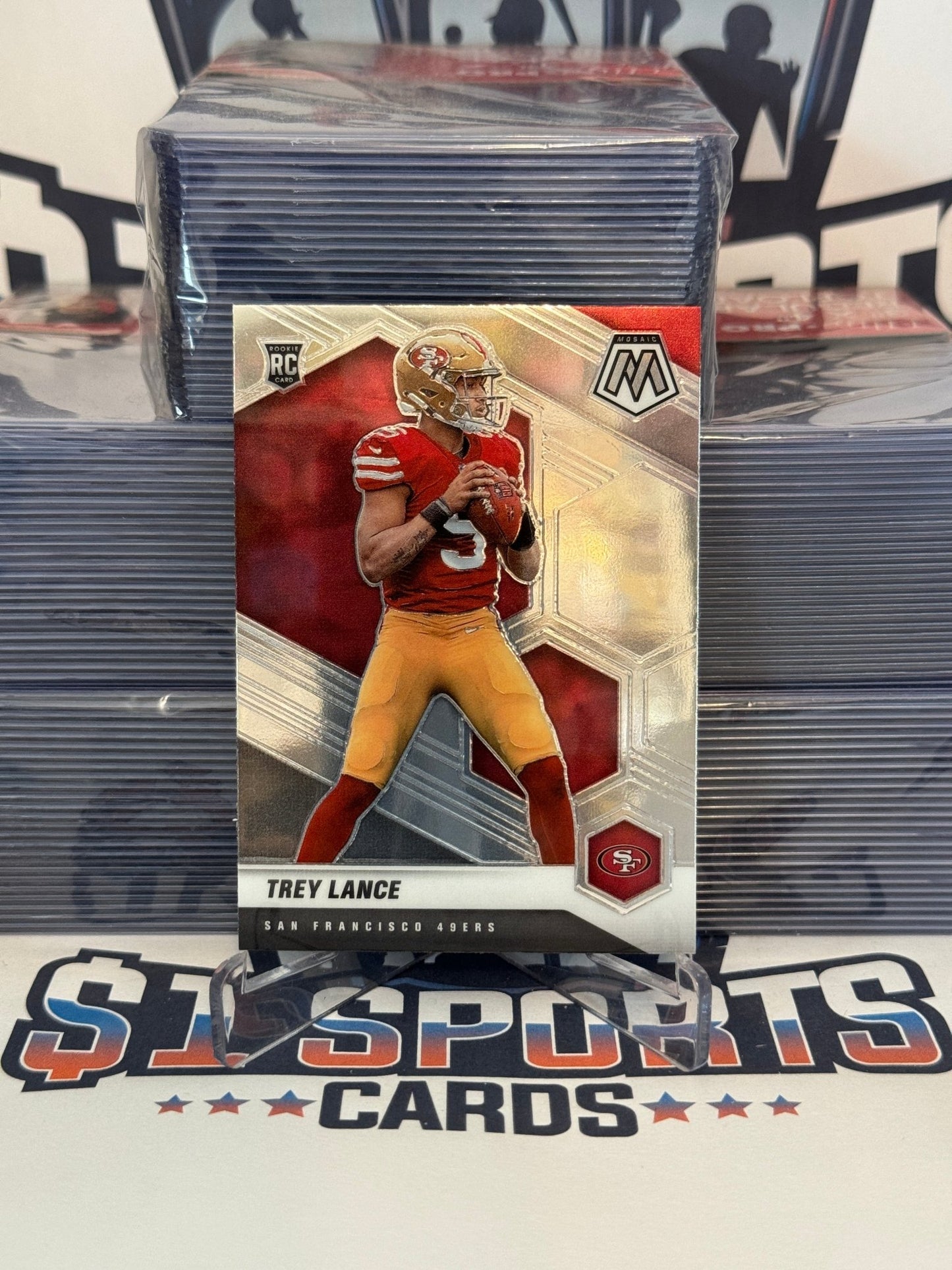 2021 Panini Mosaic Trey Lance Rookie #303