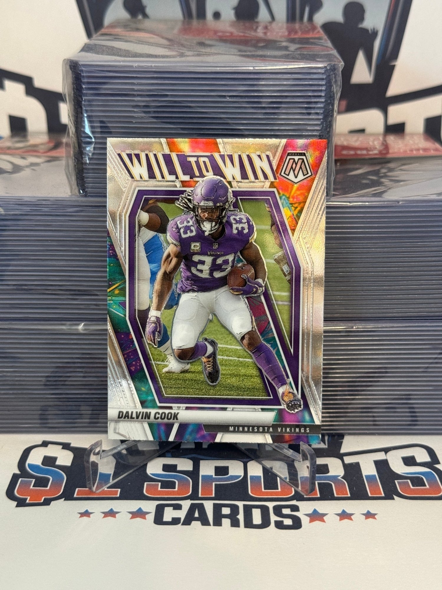 2021 Panini Mosaic (Will to Win) Dalvin Cook #WW-12