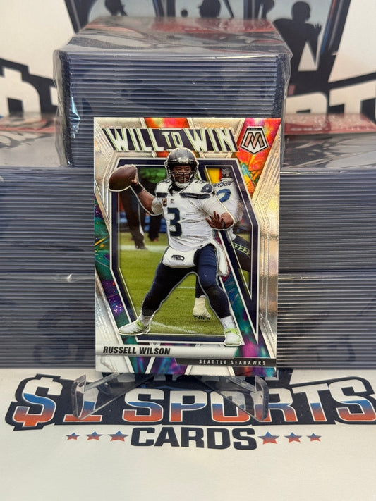 2021 Panini Mosaic (Will to Win) Russell Wilson #WW-5