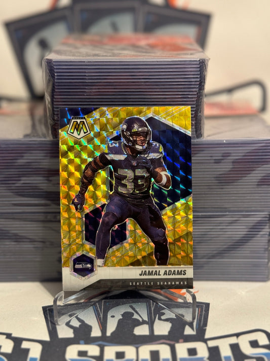 2021 Panini Mosaic (Yellow Reactive Prizm) Jamal Adams #185