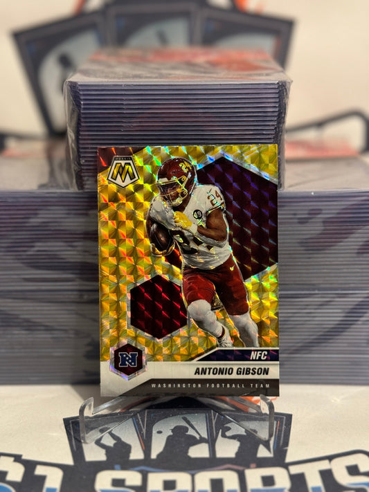 2021 Panini Mosaic (Yellow Reactive Prizm, NFC) Antonio Gibson #214