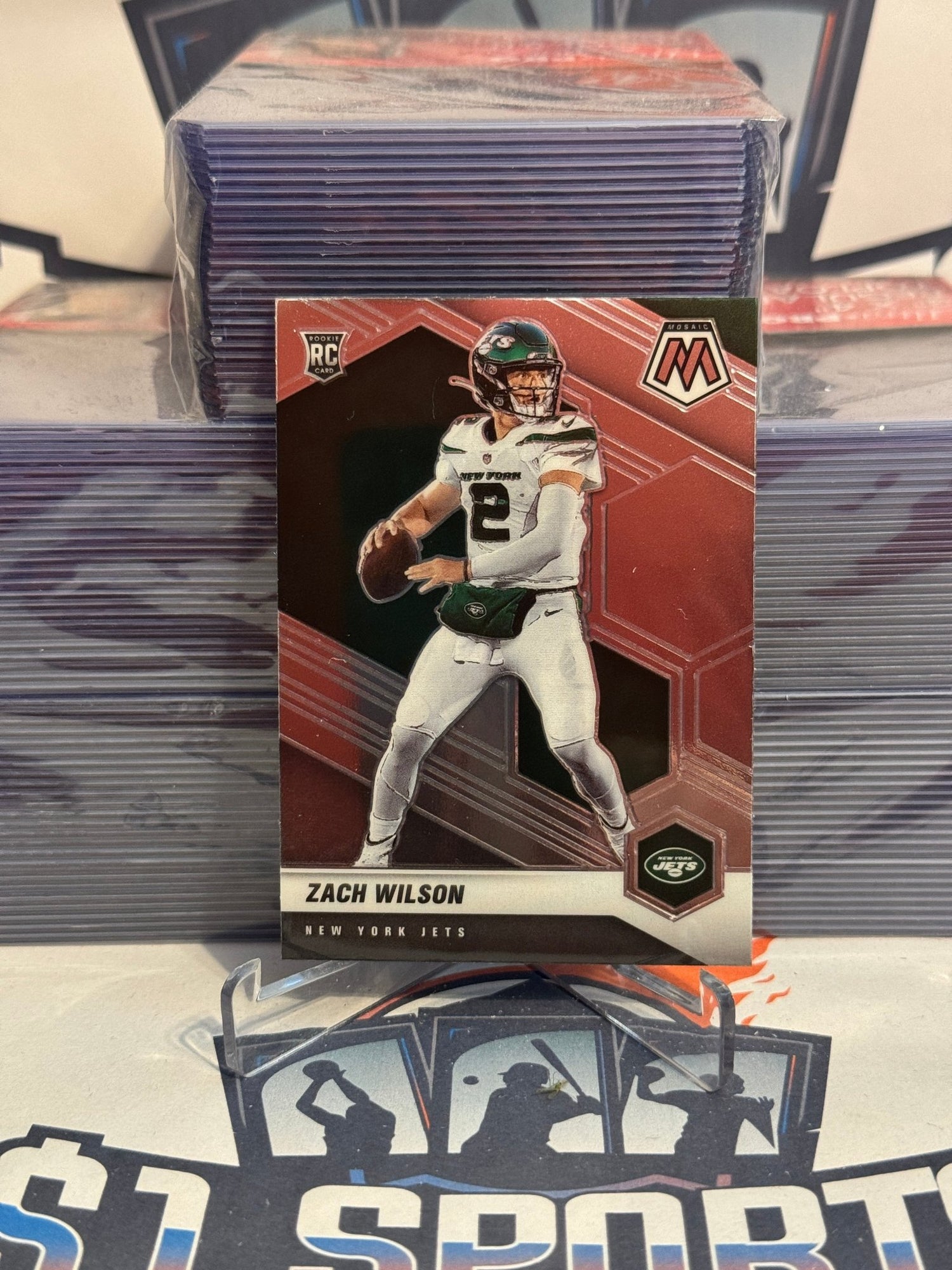 2021 Panini Mosaic Zach Wilson Rookie #302