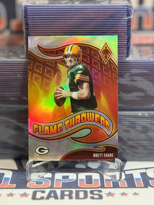 2021 Panini Phoenix (Silver Prizm, Flame Throwers) Brett Favre FT - 28